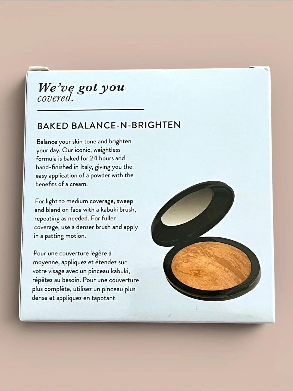 LAURA GELLER Baked Balance-n-Brighten Color Correcting Foundation Gold Med .7 Oz